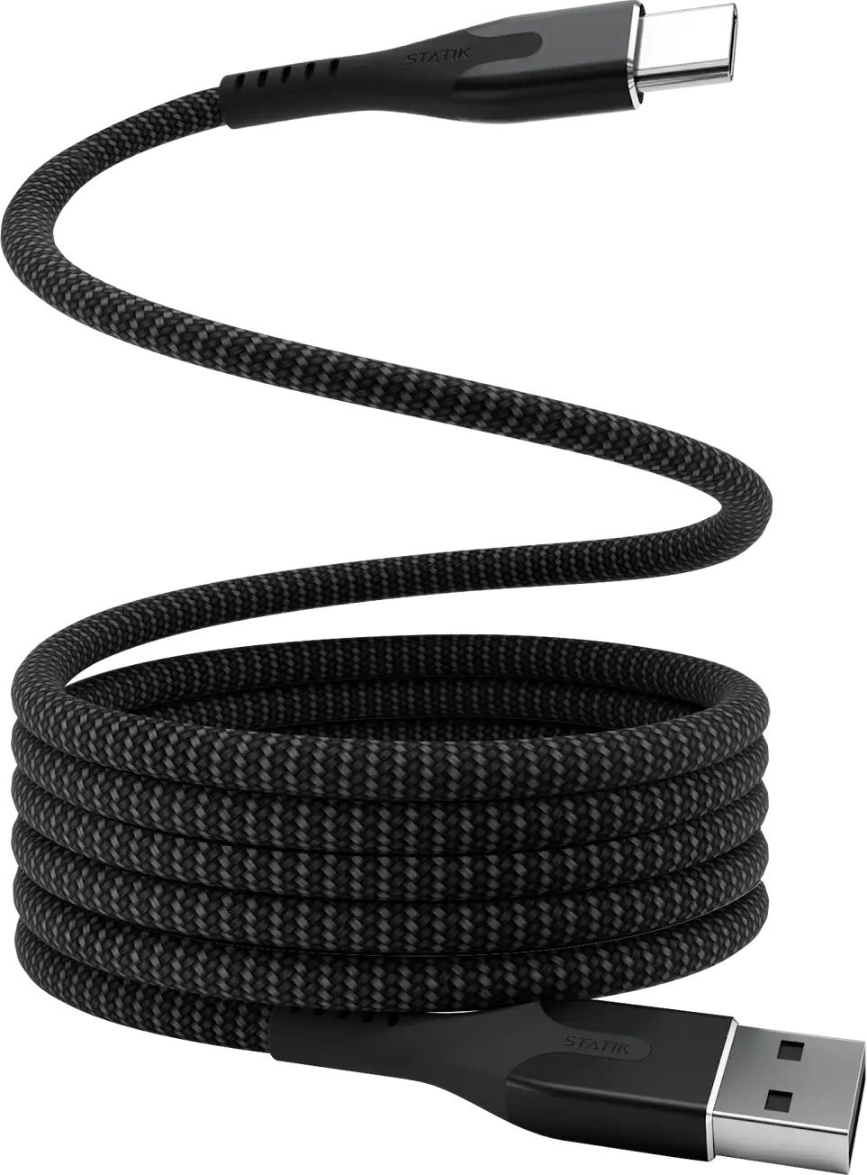Statik MagStack magnetisches USB-A > USB-C Kabel (0,9m) Datenkabel