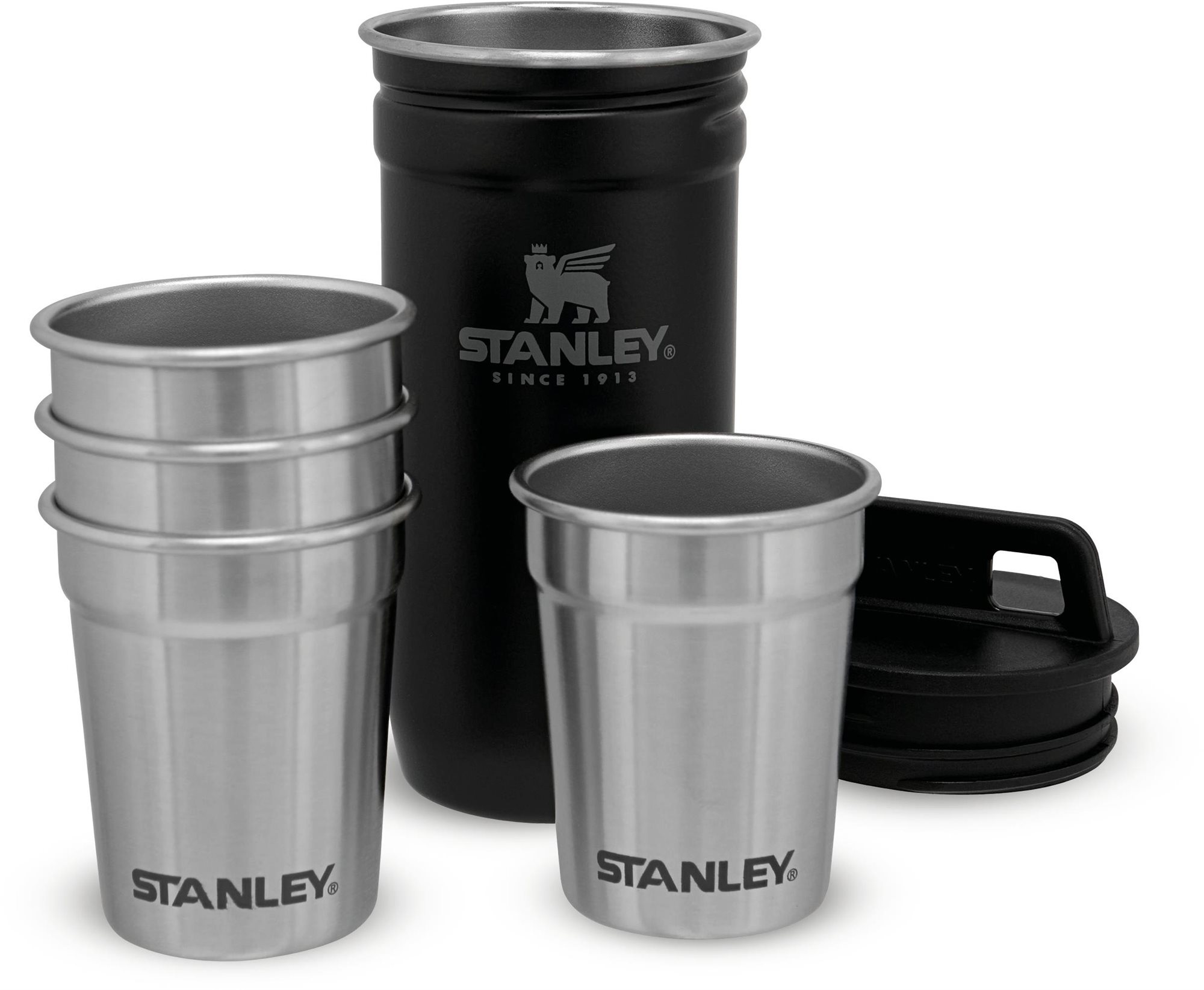 STANLEY Set 4 ks nerez panáků Adventure series v nerezovém pouzdře,...