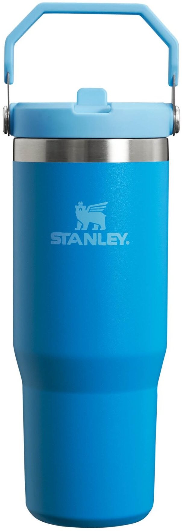 STANLEY Becher mit Strohhalm/Hals 890 ml Azurblau Trinkflasche