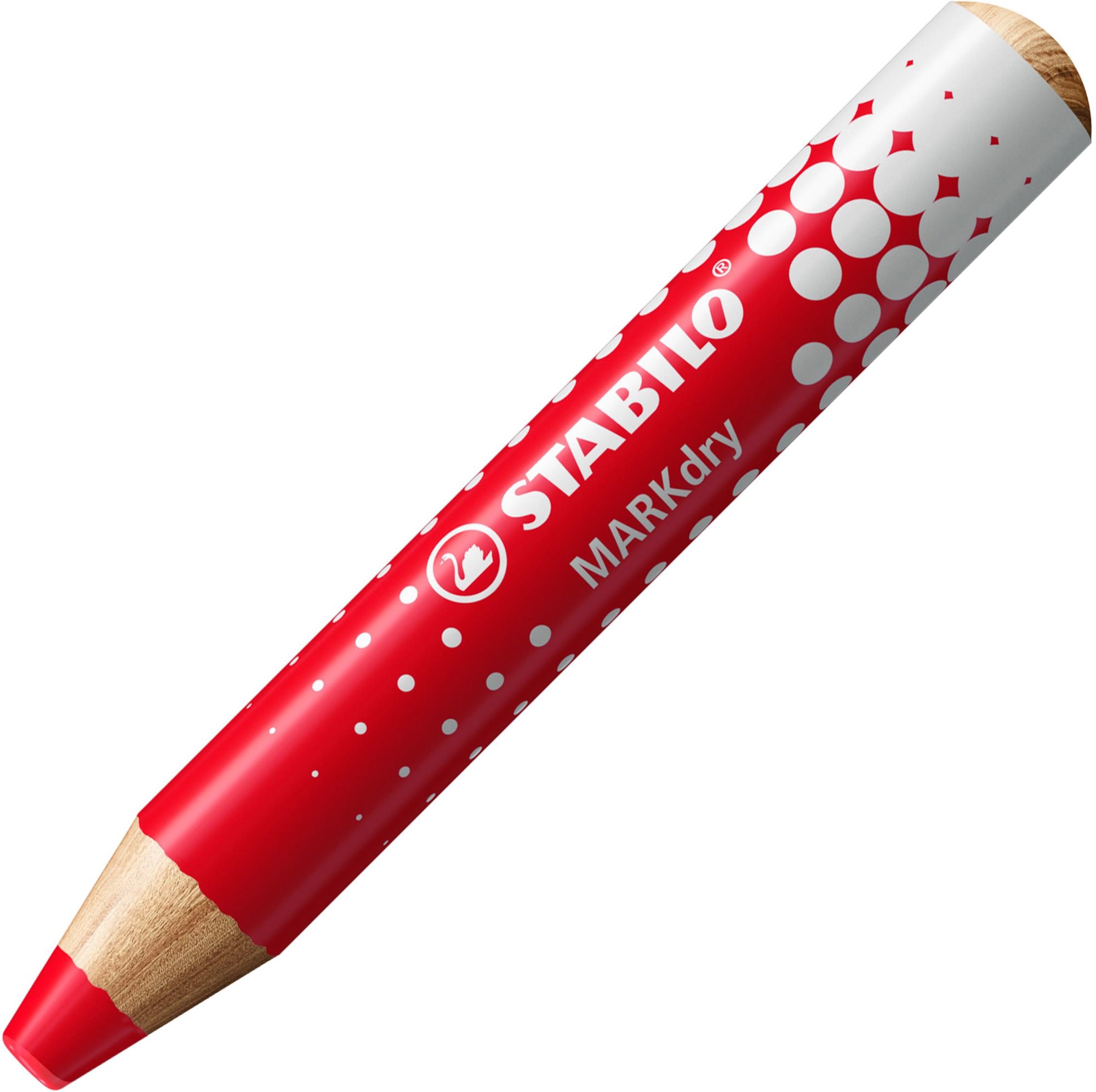 STABILO MARKdry – červený Popisovač