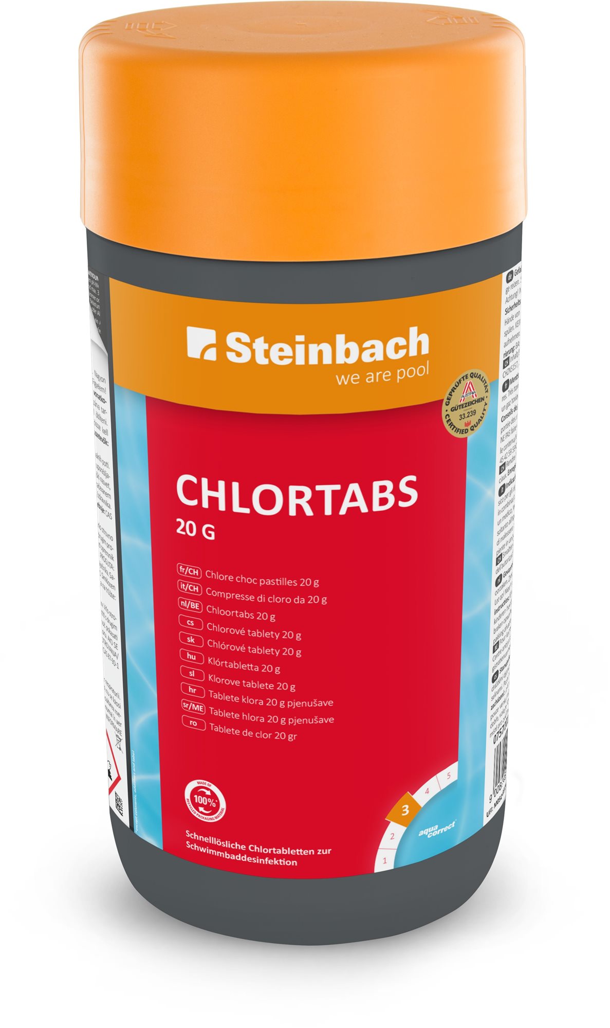 STEINBACH Chlórové tablety 20 g Bazénová chémia