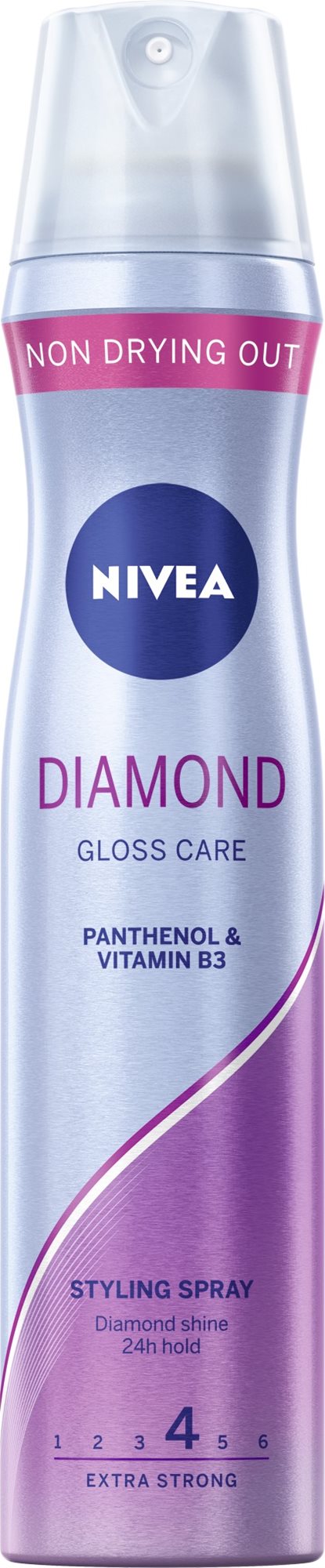NIVEA Diamond Gloss Care 250 ml Lak na vlasy