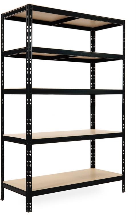 Storage Tools Regál 2000 × 1200 × 500, čierny Regál