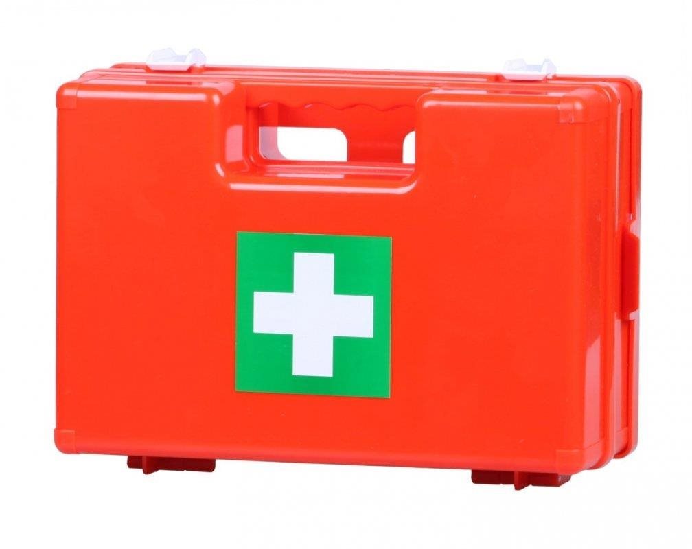 Lekárnička kufrík prvej pomoci s výbavou pre 10 osôb Lekárnička