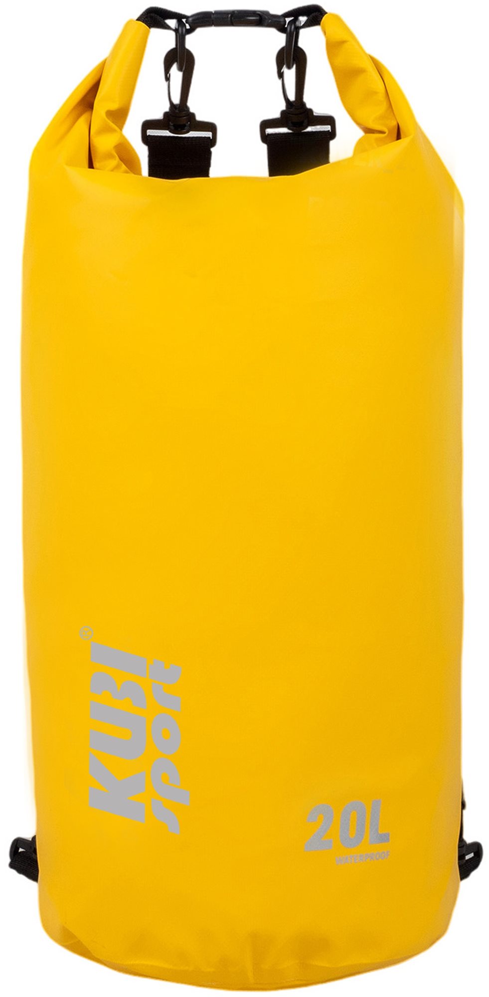 KUBIsport 20 l, sárga Vízhatlan zsák