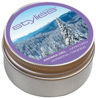 Stylies Aróma gél verbena/zázvor 60 g Esenciálny olej