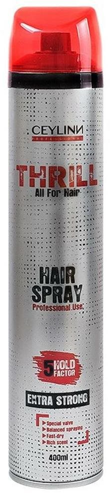 Ceylinn Professional Extra strong 5 hold factor 400 ml Lak na vlasy