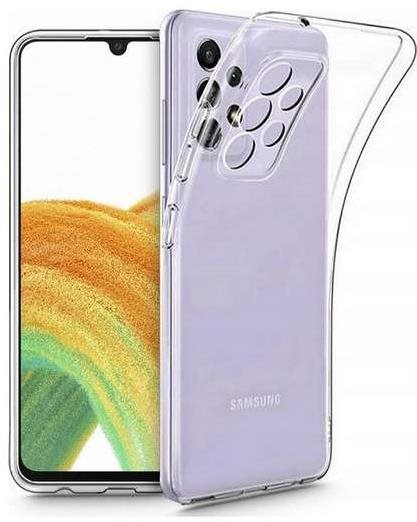 TopQ Kryt Samsung A33 5G silikón 2 mm priehľadný 73898 Kryt na mobil