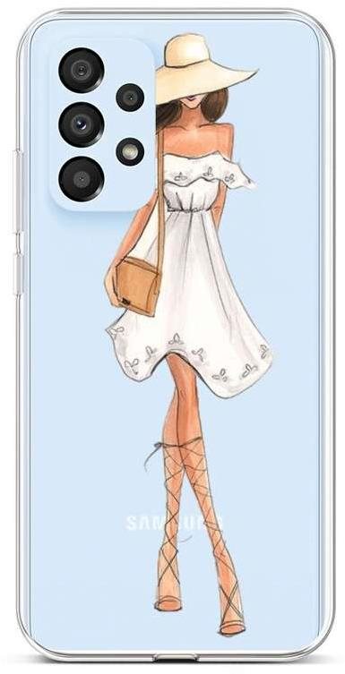 TopQ Kryt Samsung A33 5G silikón Lady 5 74185 Kryt na mobil