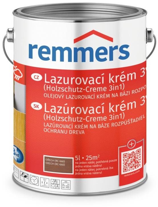 Remmers HK lazurovací krém 5 l Nussbaum / Ořech Lazura
