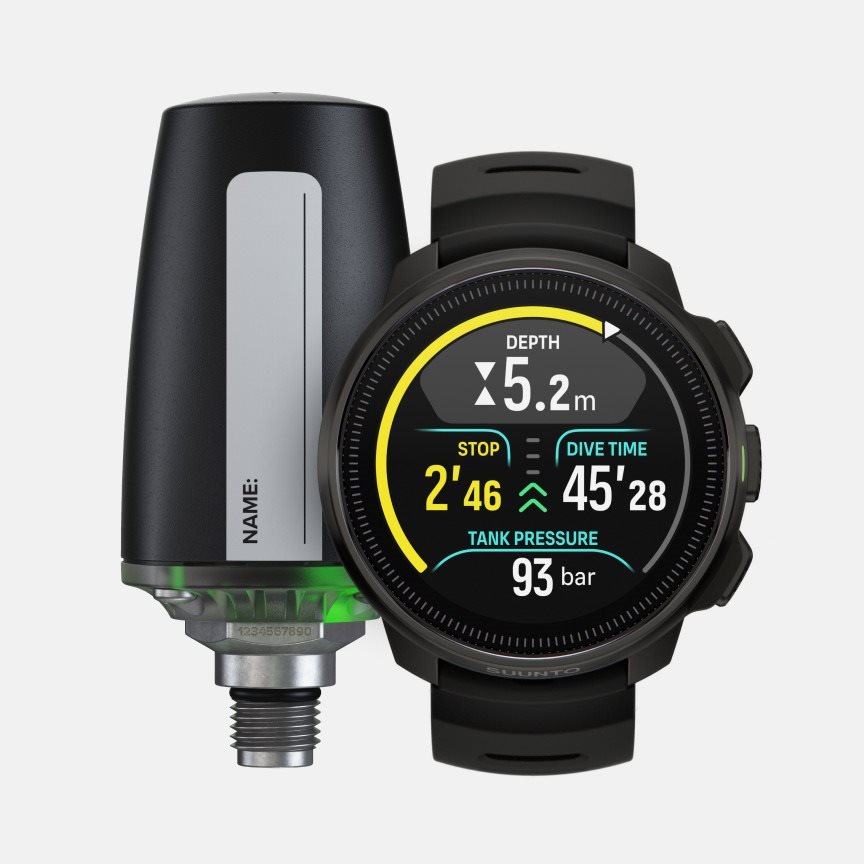 Suunto Ocean All Black+ tank pod & case Okosóra