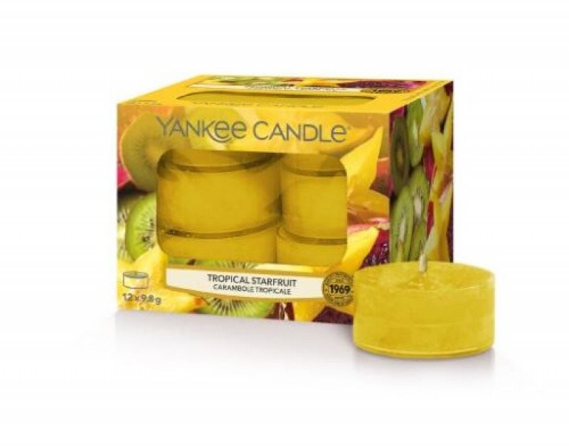 YANKEE CANDLE Tropical Starfruit 12× 9,8 g Sviečka