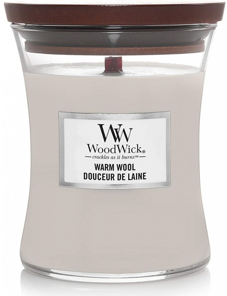 WOODWICK Warm Wool 85 g Sviečka