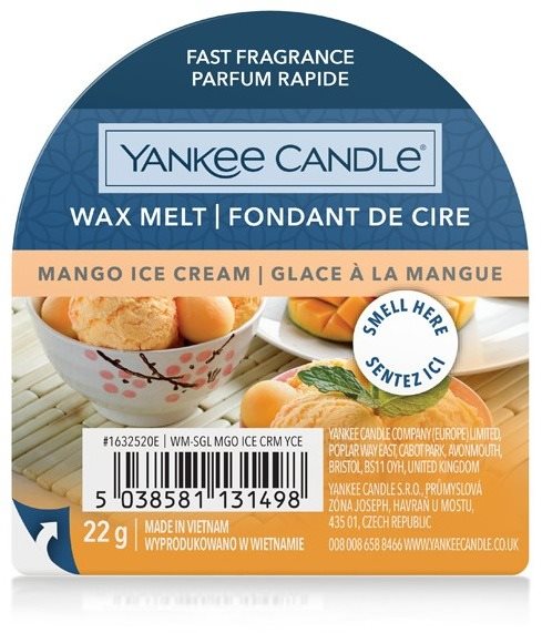 YANKEE CANDLE Mango Ice Cream 22 g Vonný vosk