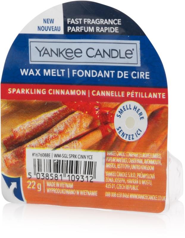 Yankee Candle Sparkling Cinnamon 22 g Vonný vosk