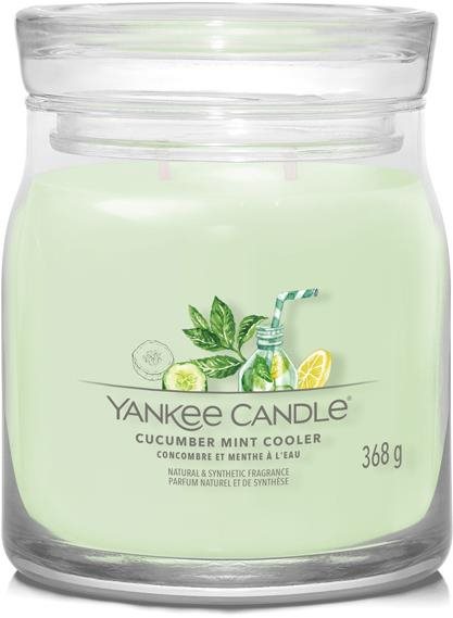 YANKEE CANDLE Signature 2 kanóc Cucumber Mint Cooler 368 g Gyertya