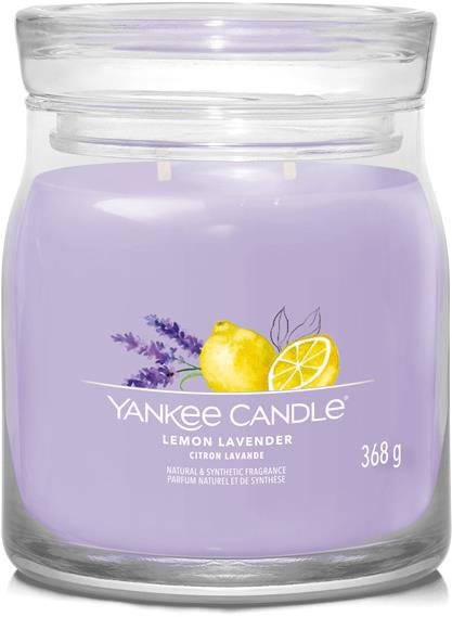 YANKEE CANDLE Signature 2 knôty Lemon Lavender 368 g Sviečka