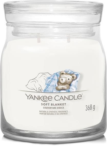 YANKEE CANDLE Signature 2 knôty Soft Blanket 368 g Sviečka