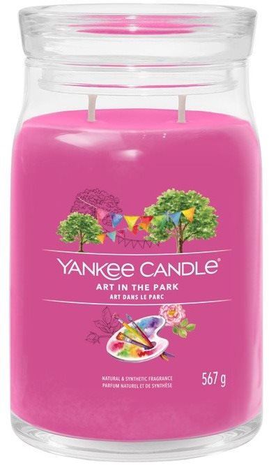 YANKEE CANDLE Signature üveg 2 kanóc Art in the Park 567 g Gyertya