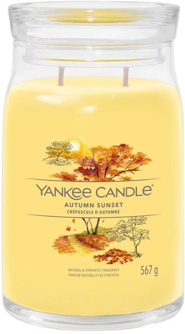 YANKEE CANDLE Signature üveg 2 kanóc Autumn Sunset 567 g Gyertya