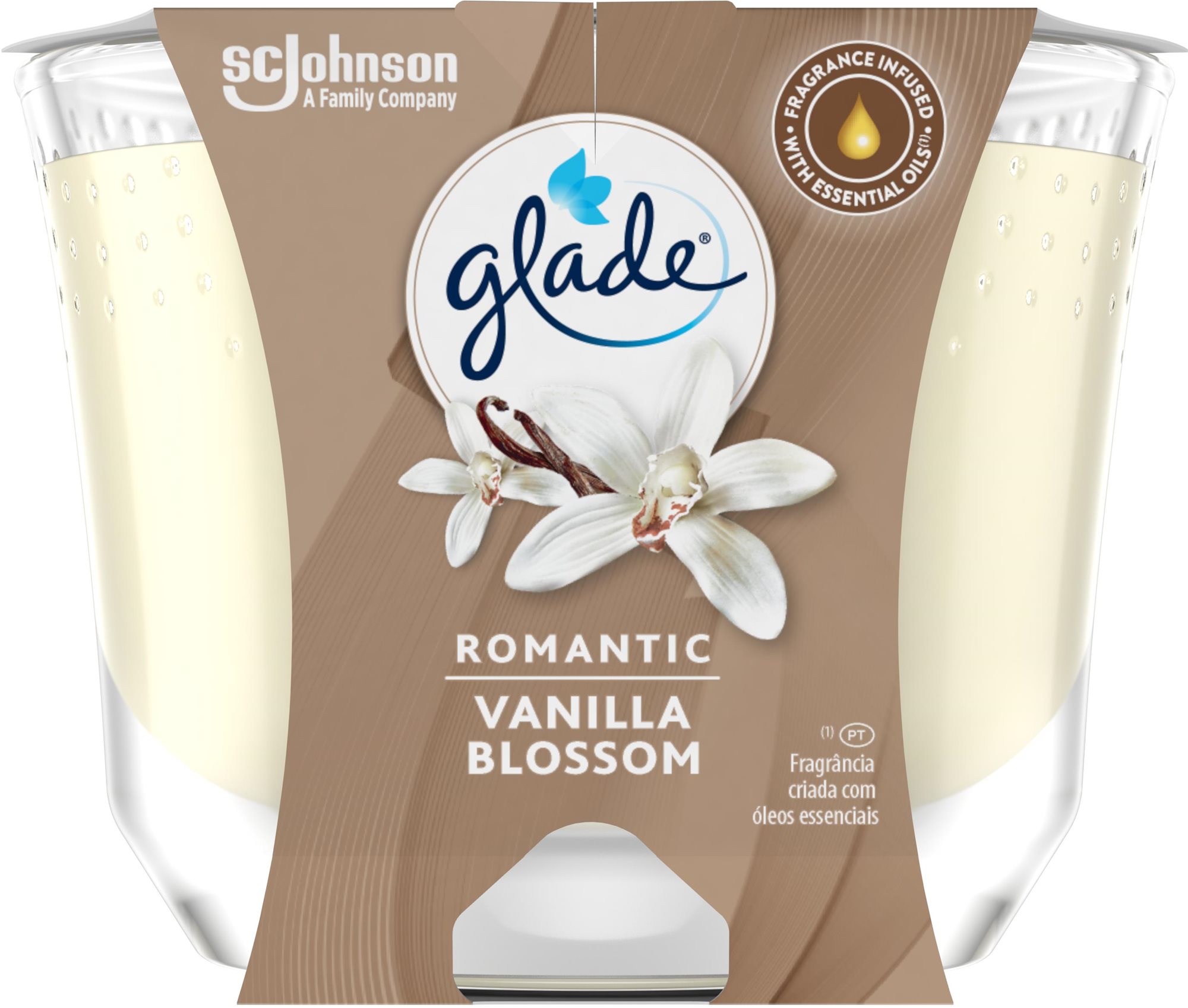 GLADE Maxi Romantic Vanilla Blossom 224 g Sviečka
