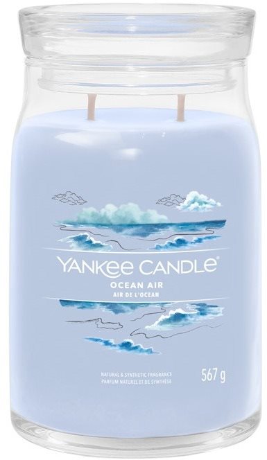 YANKEE CANDLE Signature üveg 2 kanóc Ocean Air 567 g Gyertya