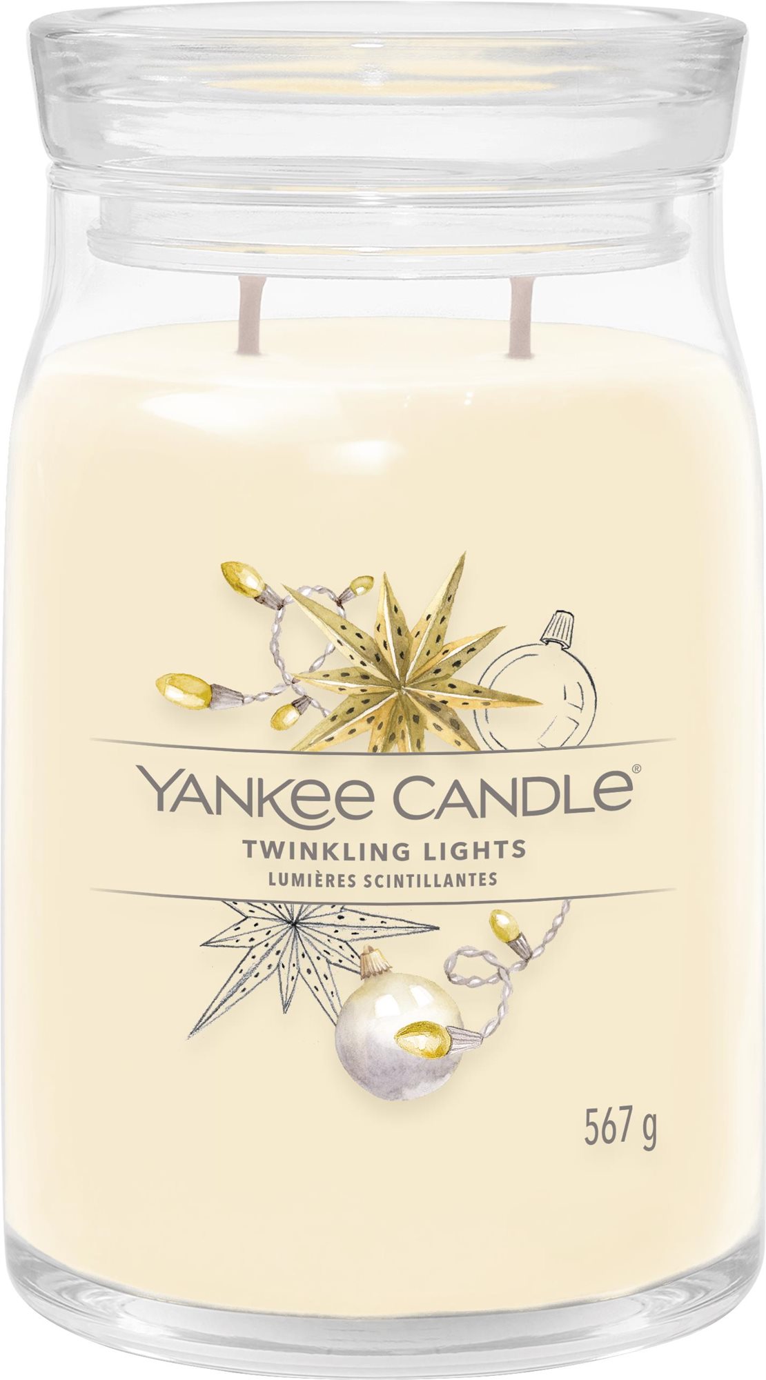 YANKEE CANDLE Signature 2 knoty Twinkling Lights 567 g Svíčka