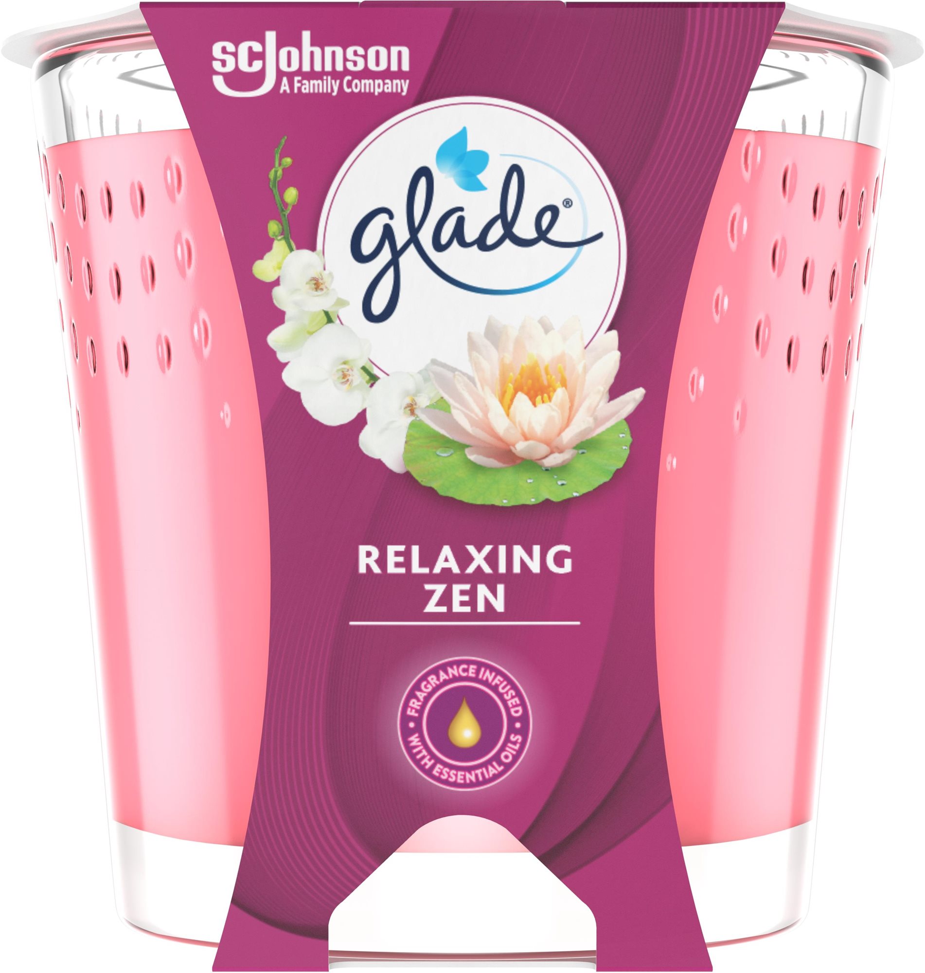 GLADE Relaxing Zen 129 g Sviečka