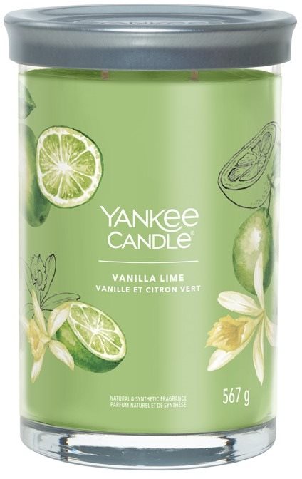 YANKEE CANDLE Signature 2 kanóc Vanilla Lime 567 g Gyertya