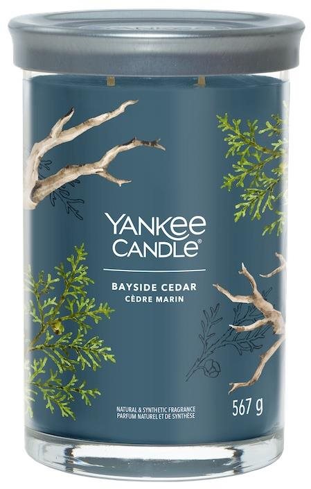 YANKEE CANDLE Signature 2 kanóc Bayside Cedar 567 g Gyertya