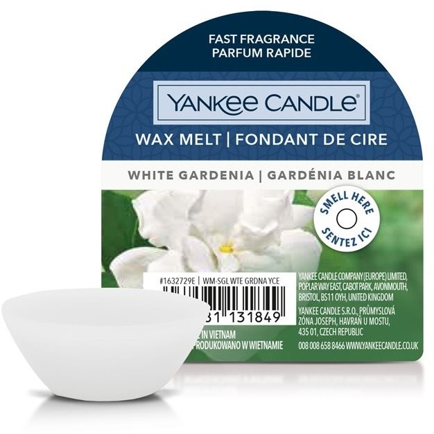 YANKEE CANDLE White Gardenia 22 g Vonný vosk