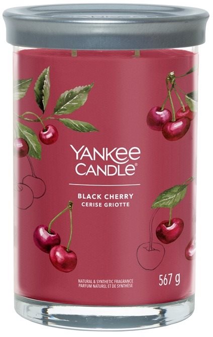 YANKEE CANDLE Signature 2 kanóc Black Cherry 567 g Gyertya