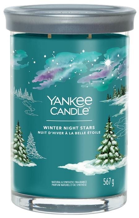YANKEE CANDLE Signature Winter Night Stars - 2 kanóc, 567g Gyertya