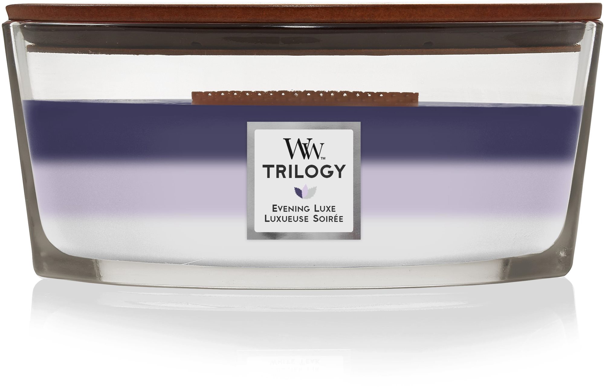 WoodWick Elipsa Trilogy Evening Luxe 453 g Gyertya