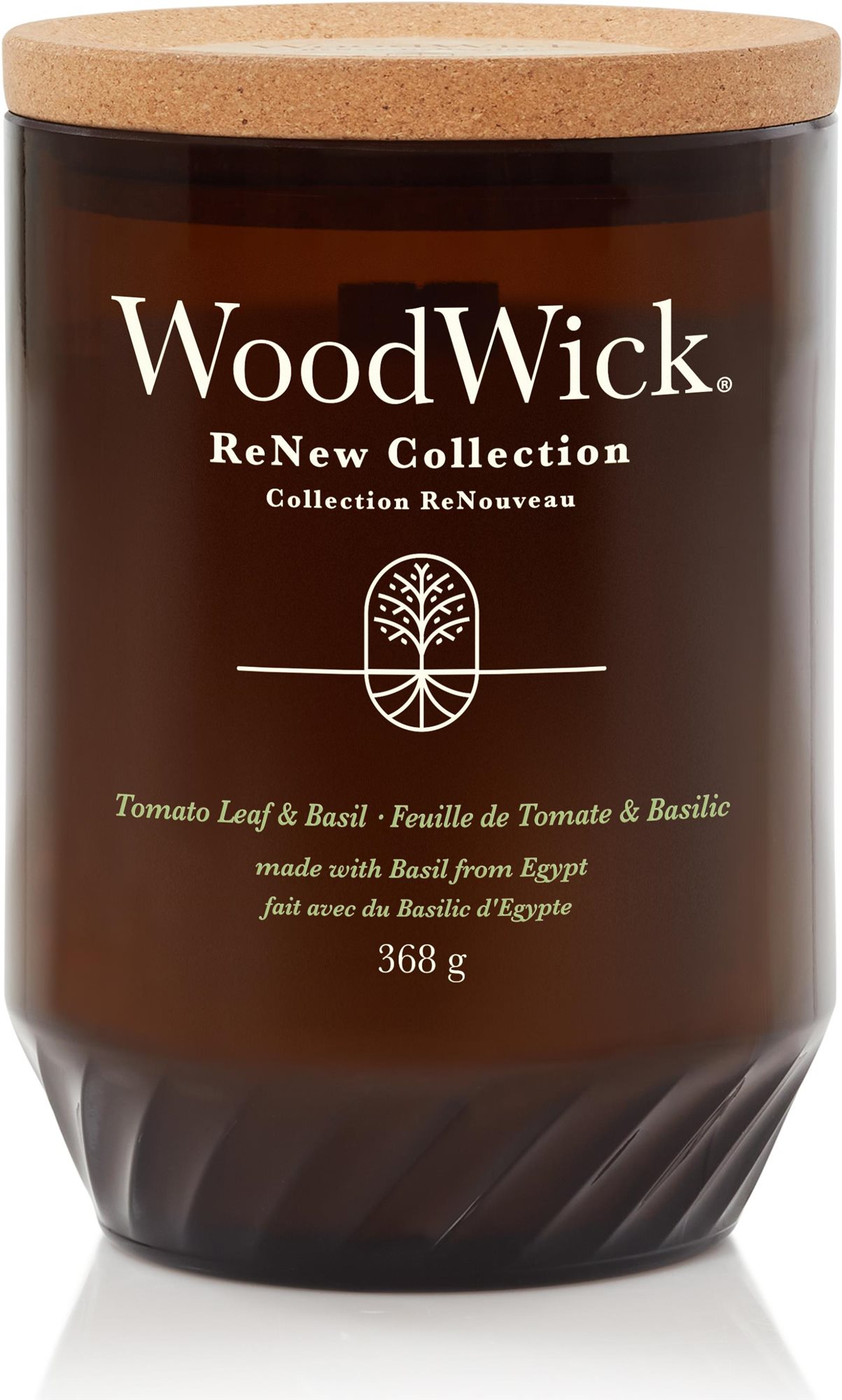 WoodWick Renew Tomato Leaf & Basil 368 g Gyertya