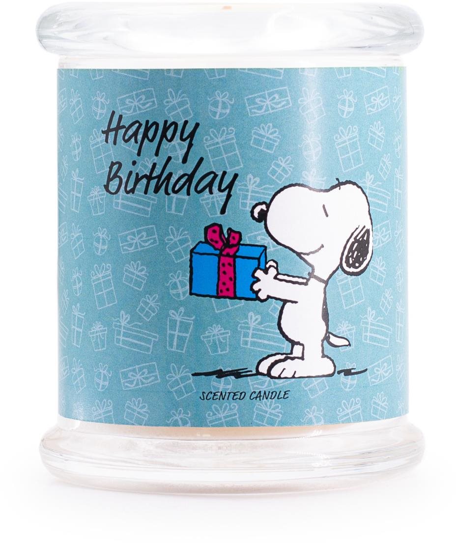PEANUTS Happy Birthday 250 g Gyertya