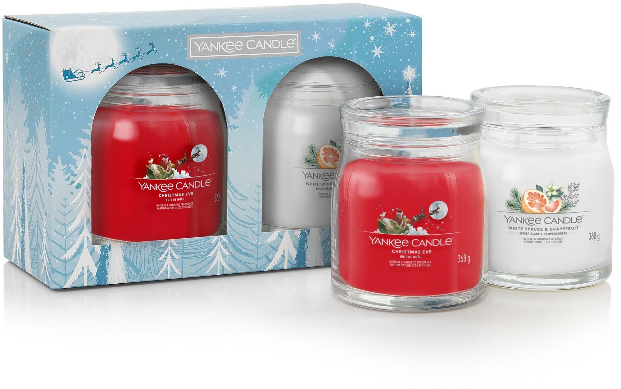 YANKEE CANDLE vianočná súprava 2023 (2× 368 g) Sviečka