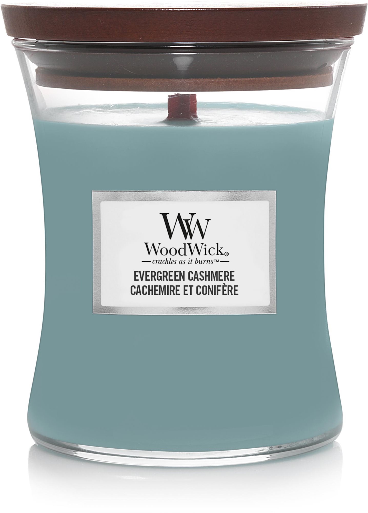 WOODWICK Evergreen Cashmere 275 g Sviečka