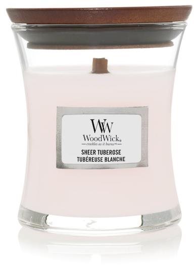 WOODWICK Sheer Tuberose 85 g Sviečka