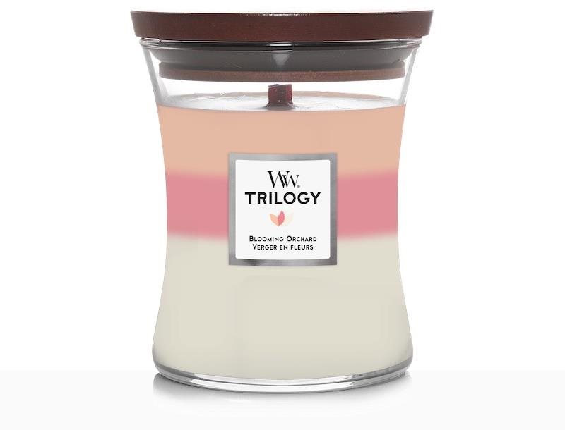 WOODWICK Trilogy Blooming Orchard 275g Gyertya