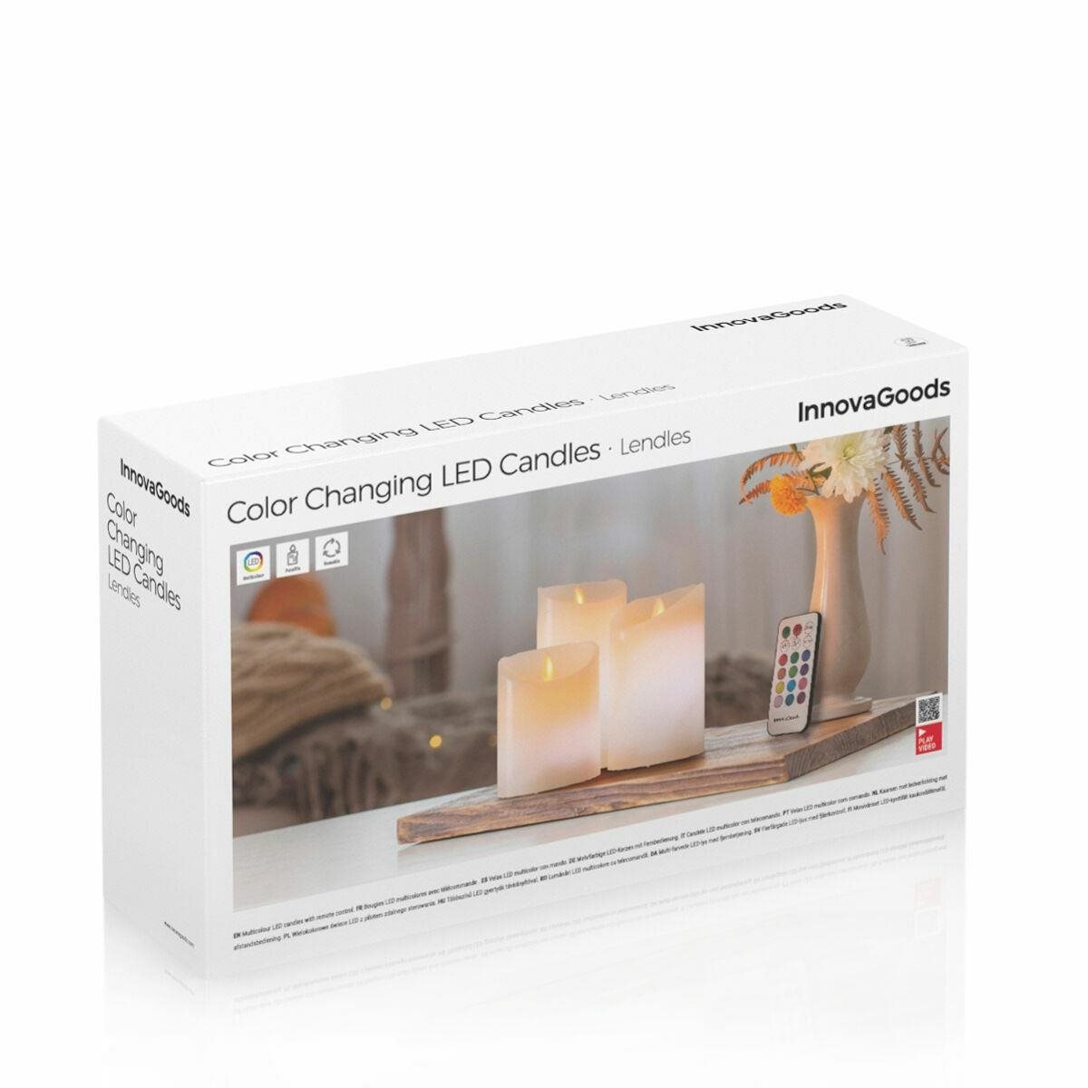 InnovaGoods LED gyertyák 3 db LED gyertya