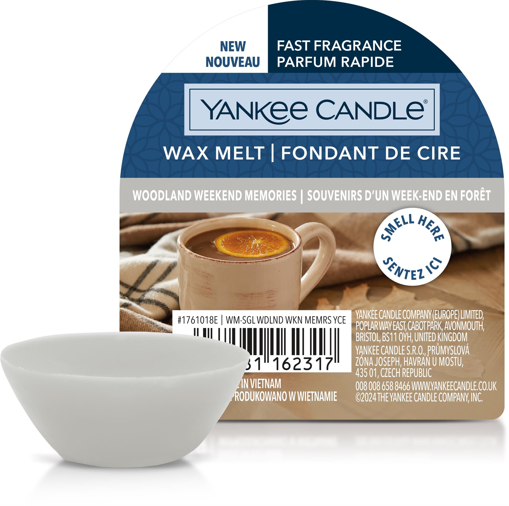 YANKEE CANDLE Woodland Weekend Memories 22 g Vonný vosk