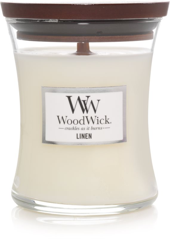 WOODWICK Linen 275 g Sviečka