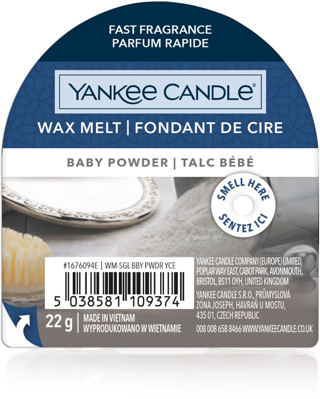 YANKEE CANDLE Baby Powder 22 g Vonný vosk