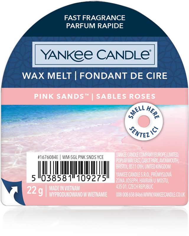 YANKEE CANDLE Pink Sands 22 g Vonný vosk