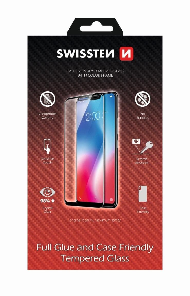 Swissten 3D Full Glue für Samsung Galaxy A8 2018/A5 2018 schwarz...