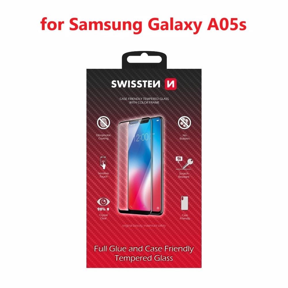 Swissten Full Glue Samsung Galaxy A05s 3D üvegfólia - fekete...