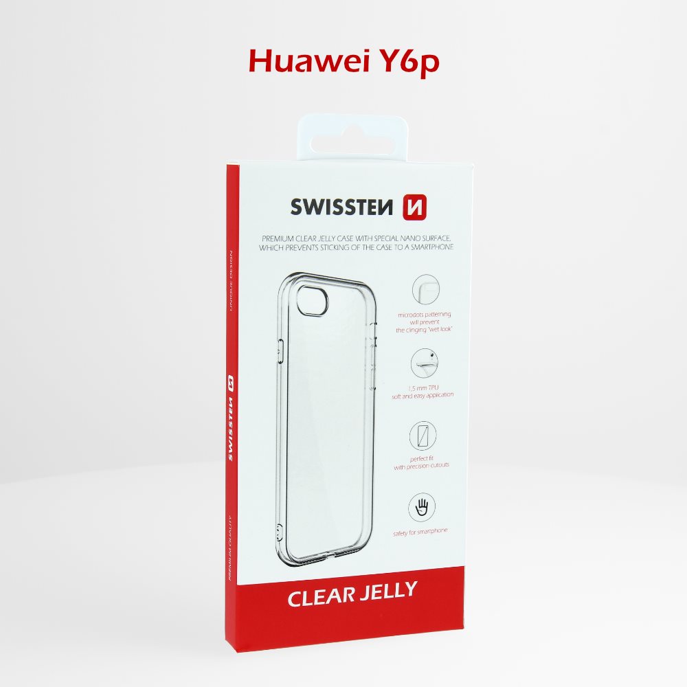 Swissten Clear Jelly for Huawei Y6p Phone Cover