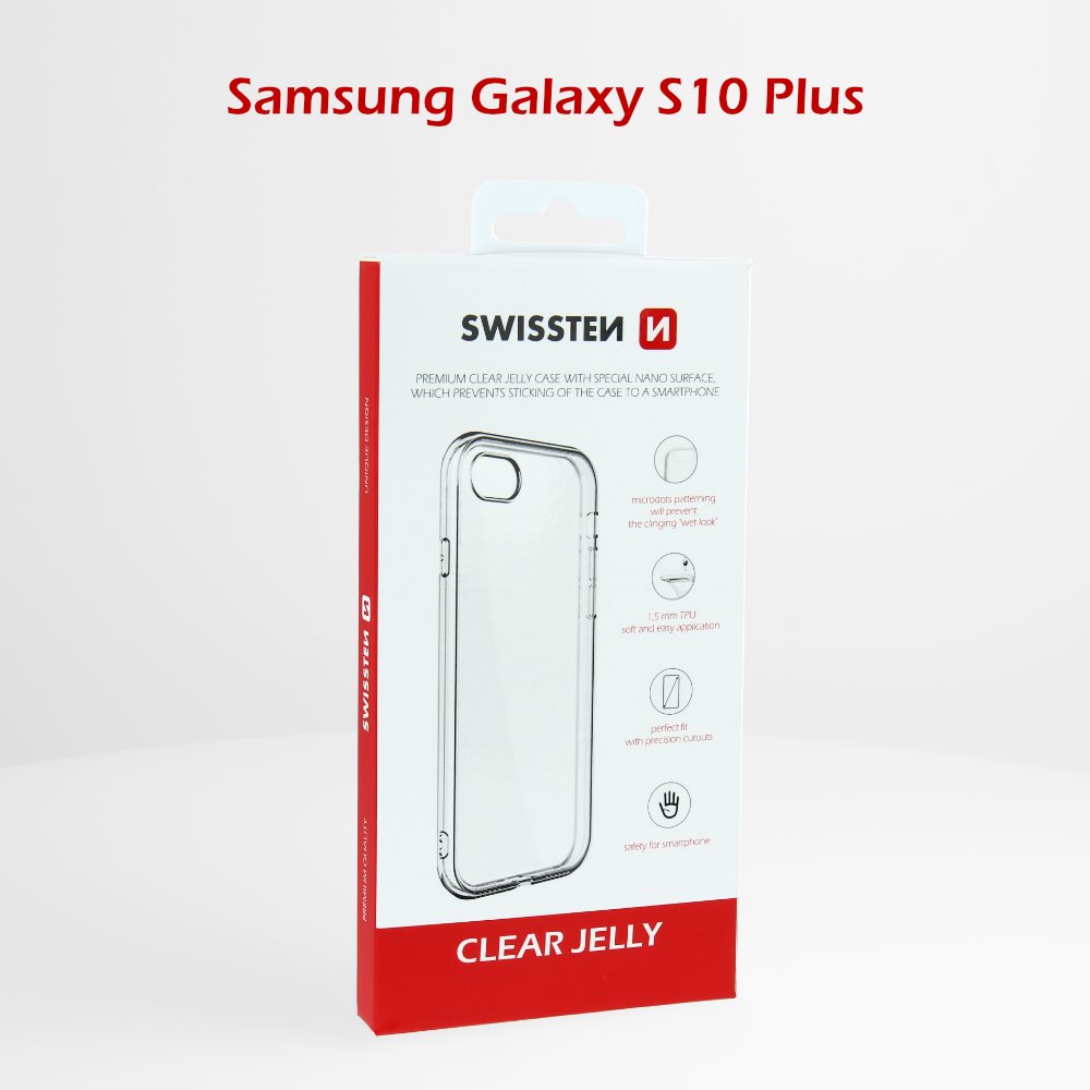 Swissten Clear Jelly for Samsung Galaxy S10 Plus Phone Cover