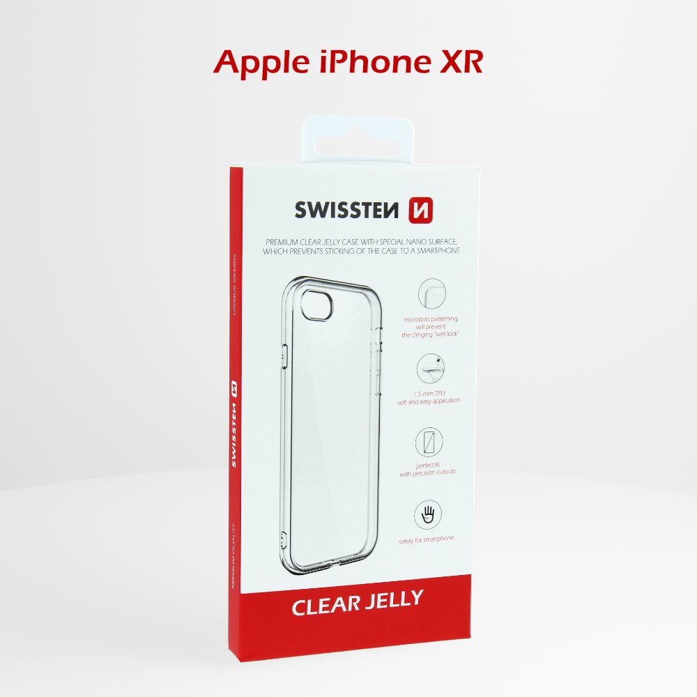 Swissten Clear Jelly for Apple iPhone XR Phone Cover